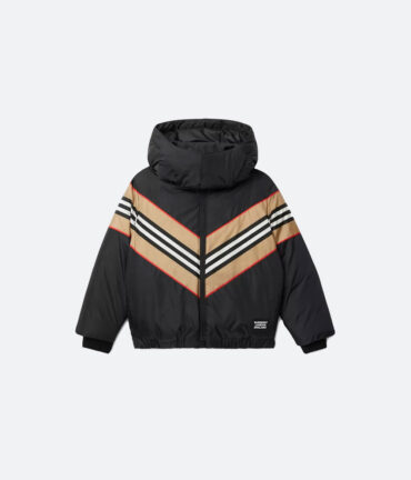Stripe Panel Down-filled